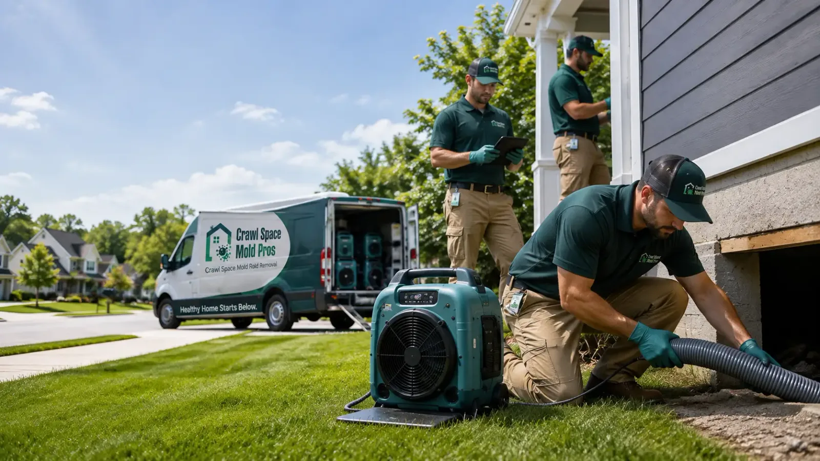 Crawl Space Mold Removal in Galt, IA